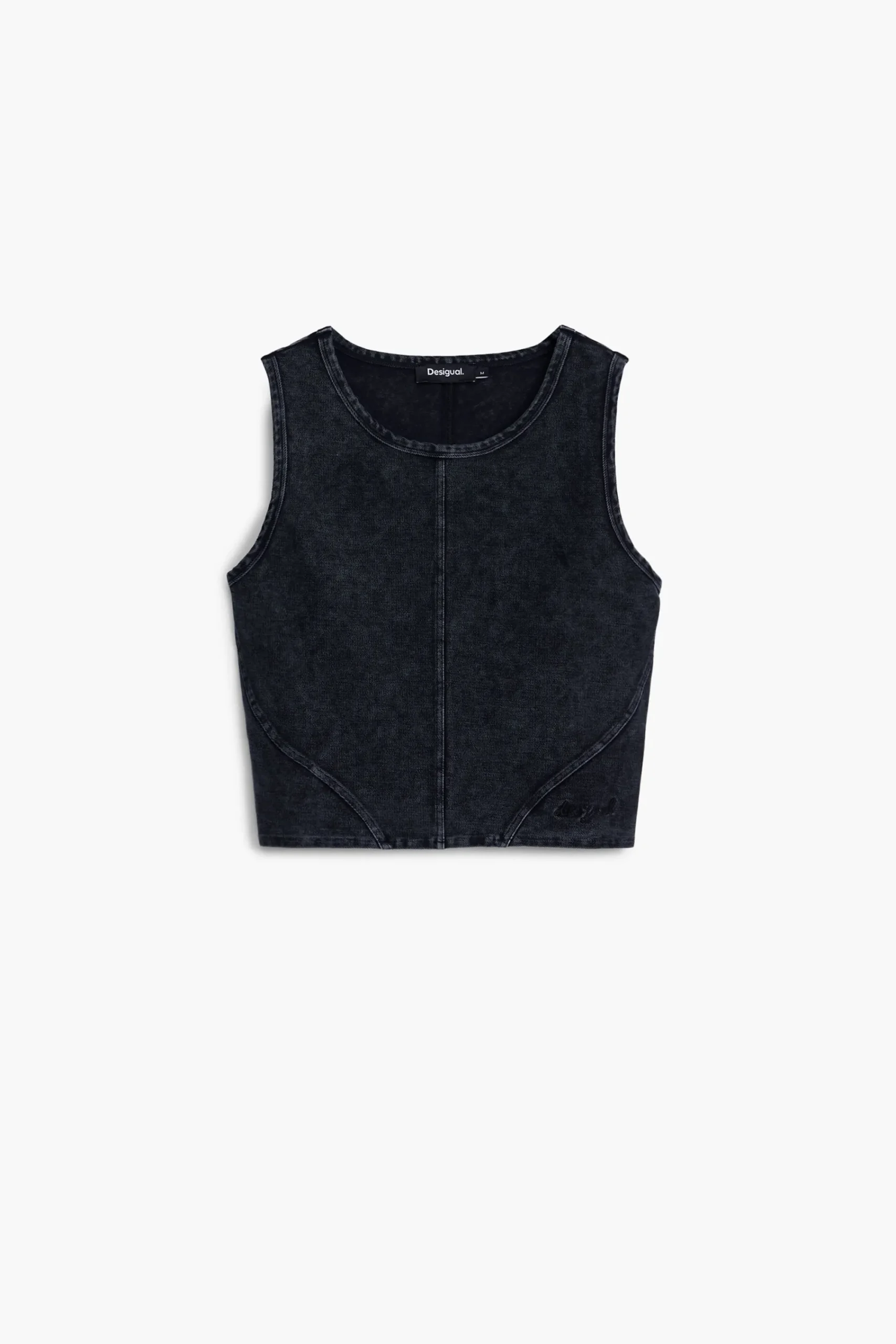 Roupa De Malha|Camisas E Blusas<Desigual Camiseta de ponto efeito lavado