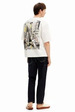 T-shirts<Desigual Camiseta design arty