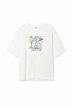 T-shirts<Desigual Camiseta design arty