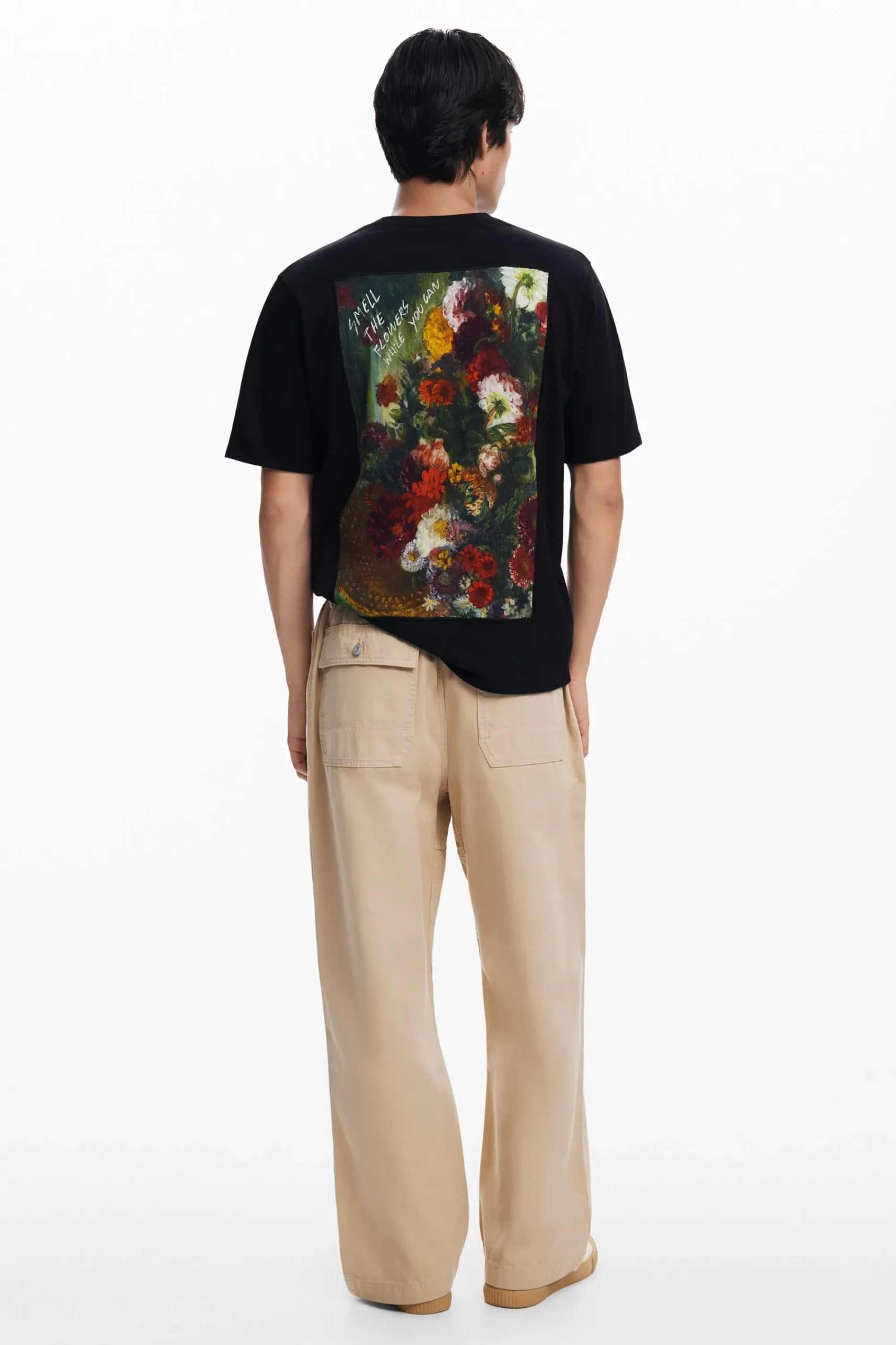 T-shirts<Desigual Camiseta estampada com flores