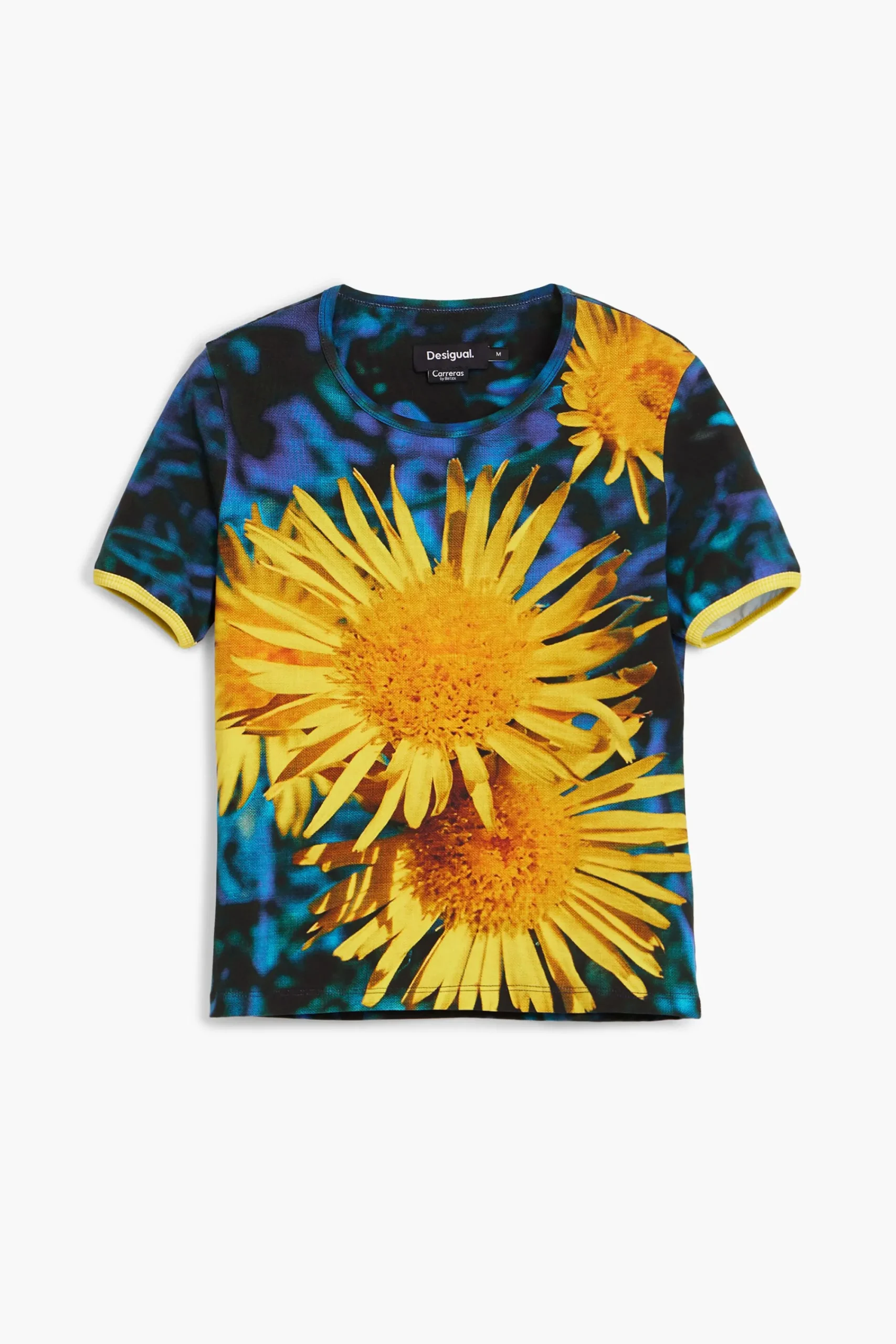 Camisas E Blusas|T-shirts<Desigual Camiseta girassóis