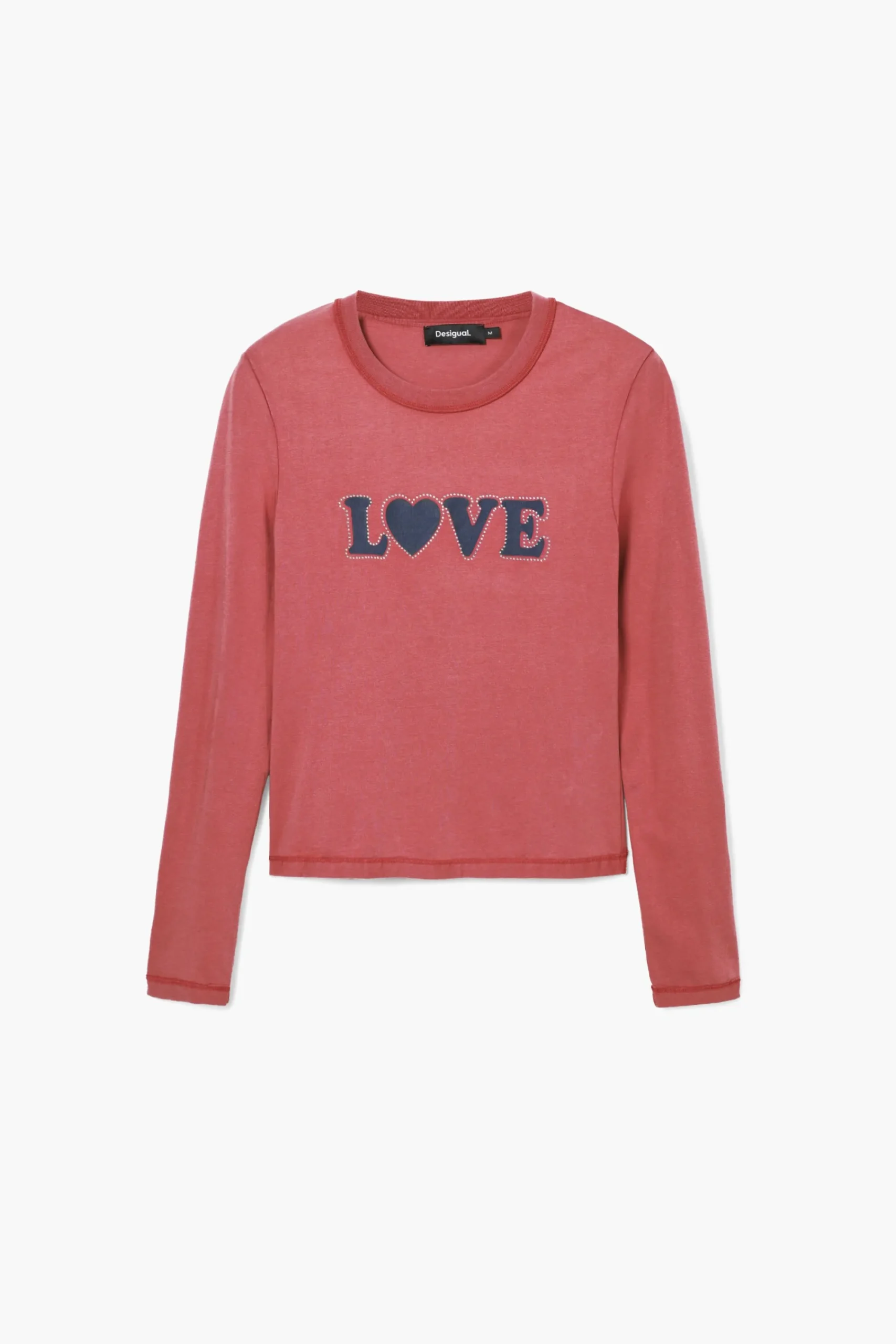 Camisas E Blusas|T-shirts<Desigual Camiseta I Love