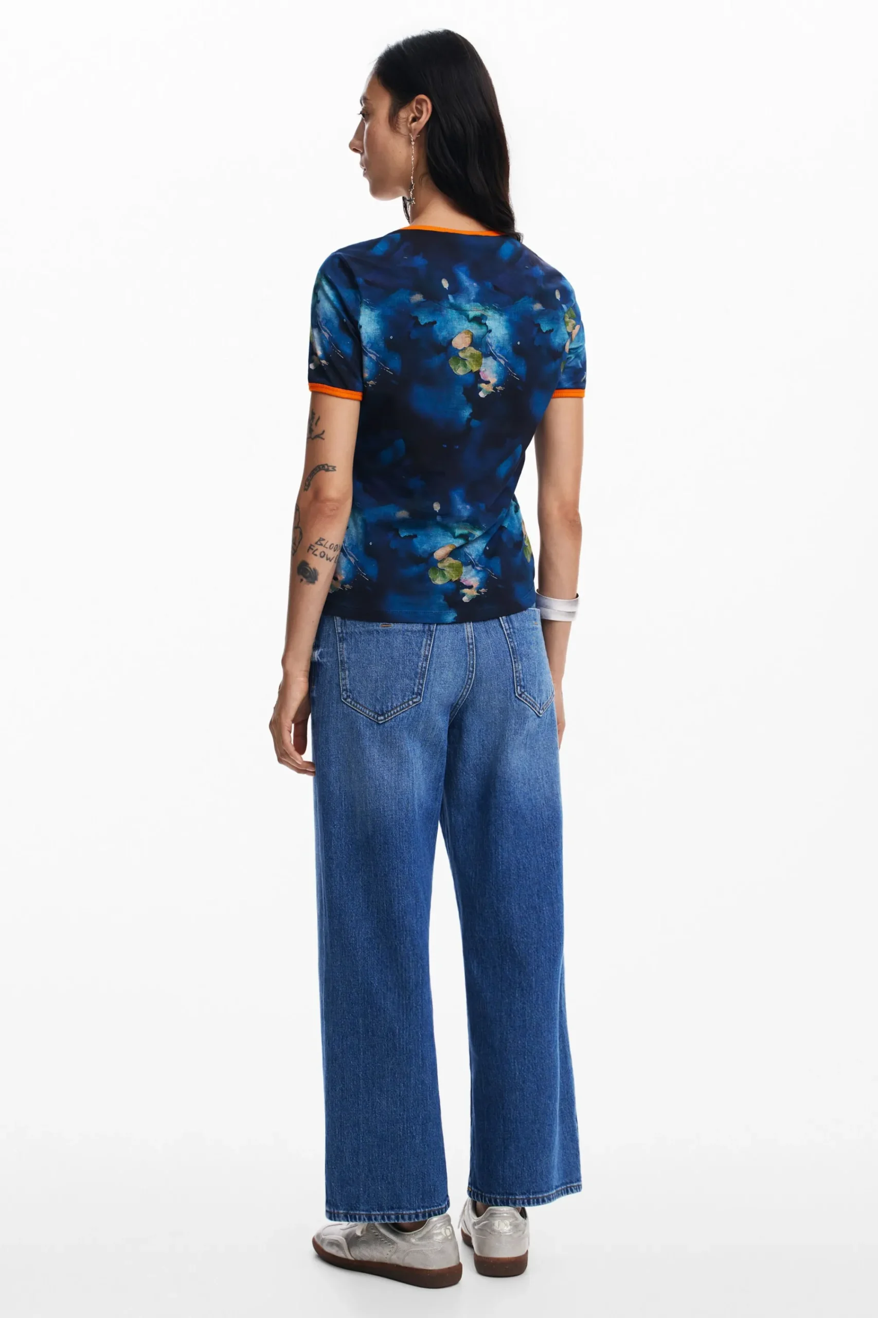 Camisas E Blusas|T-shirts<Desigual Camiseta Koi