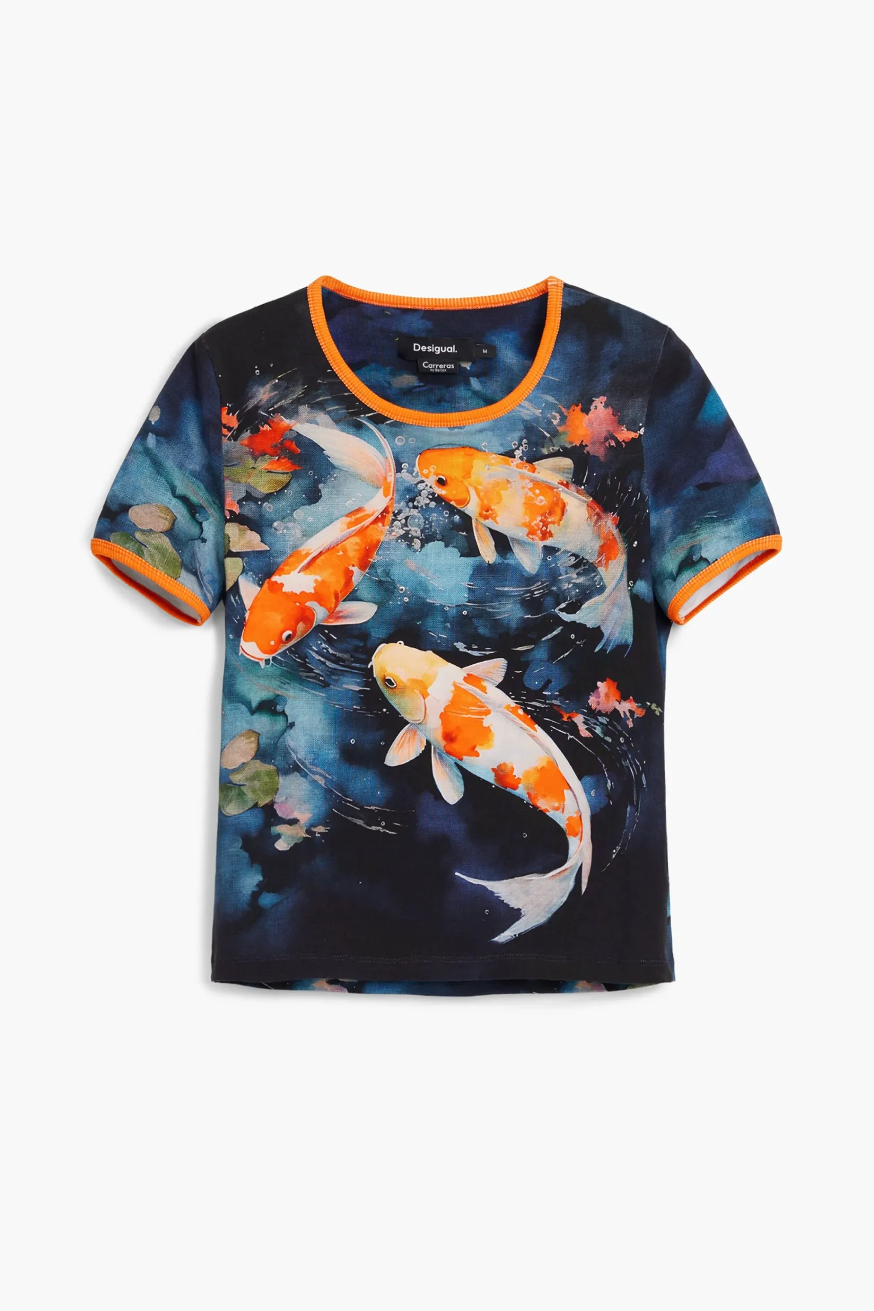Camisas E Blusas|T-shirts<Desigual Camiseta Koi