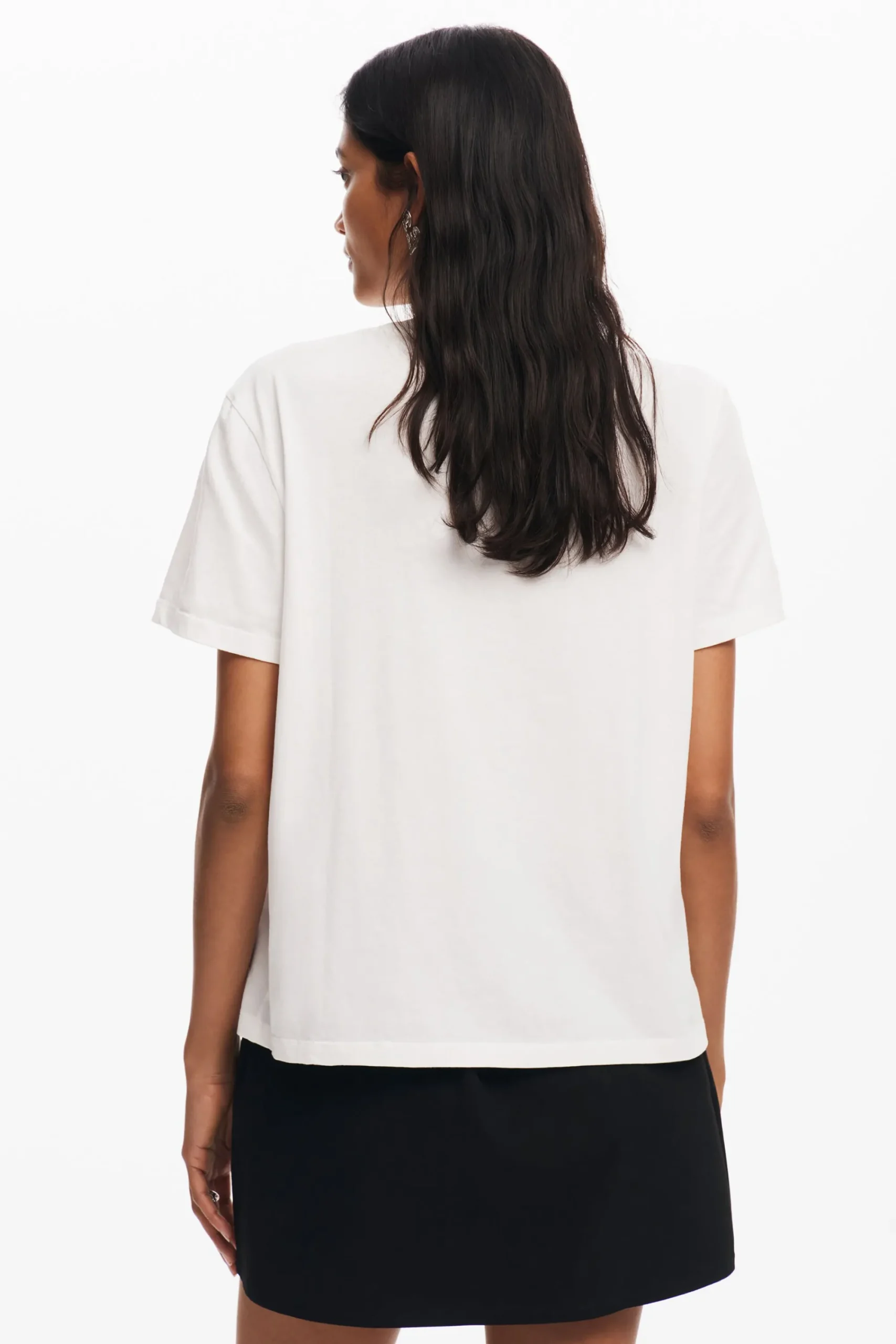 Camisas E Blusas|T-shirts<Desigual Camiseta lisa vaso