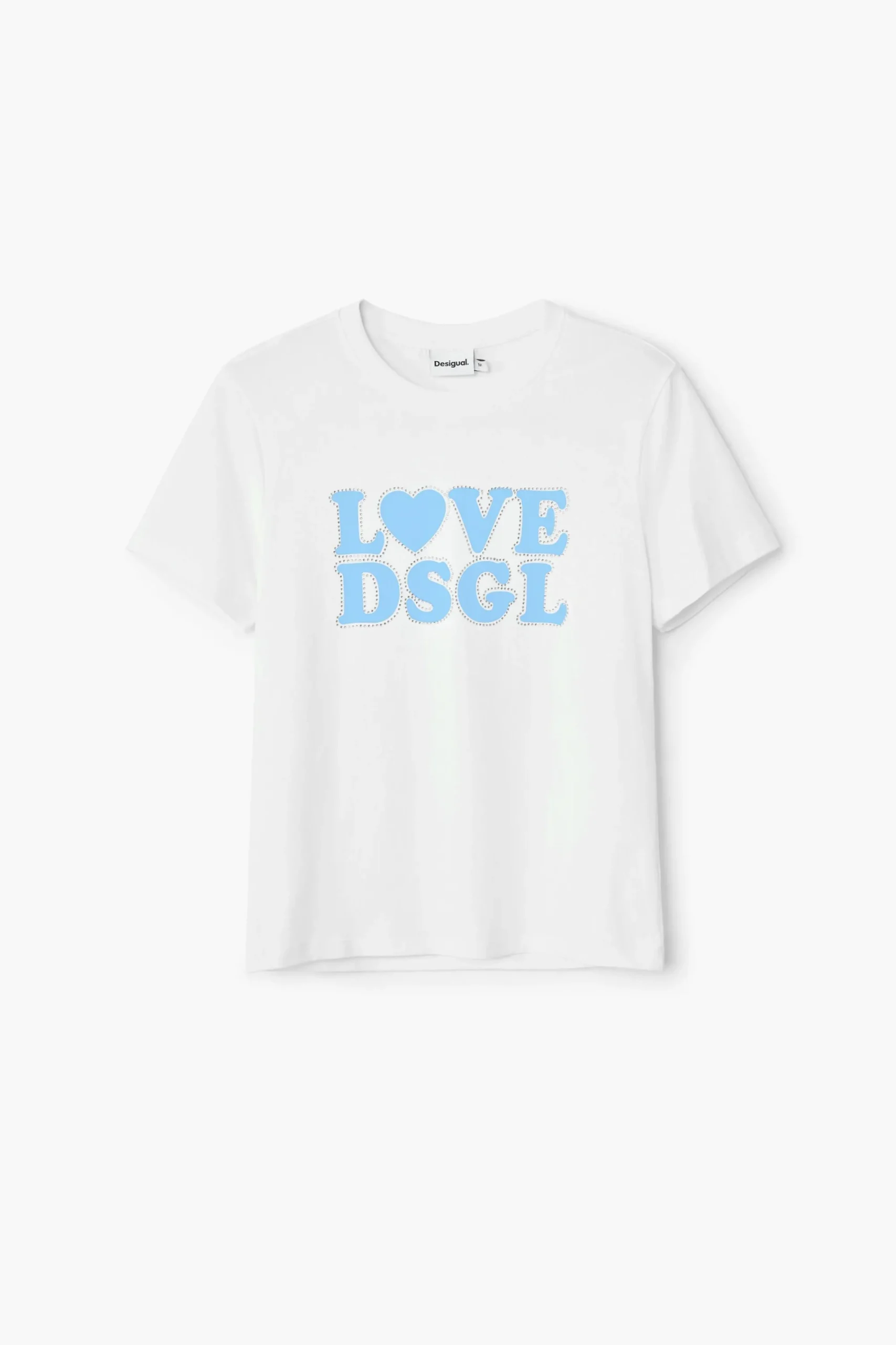 Camisas E Blusas|T-shirts<Desigual Camiseta Love