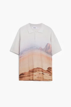 T-shirts<Desigual Camiseta paisagem
