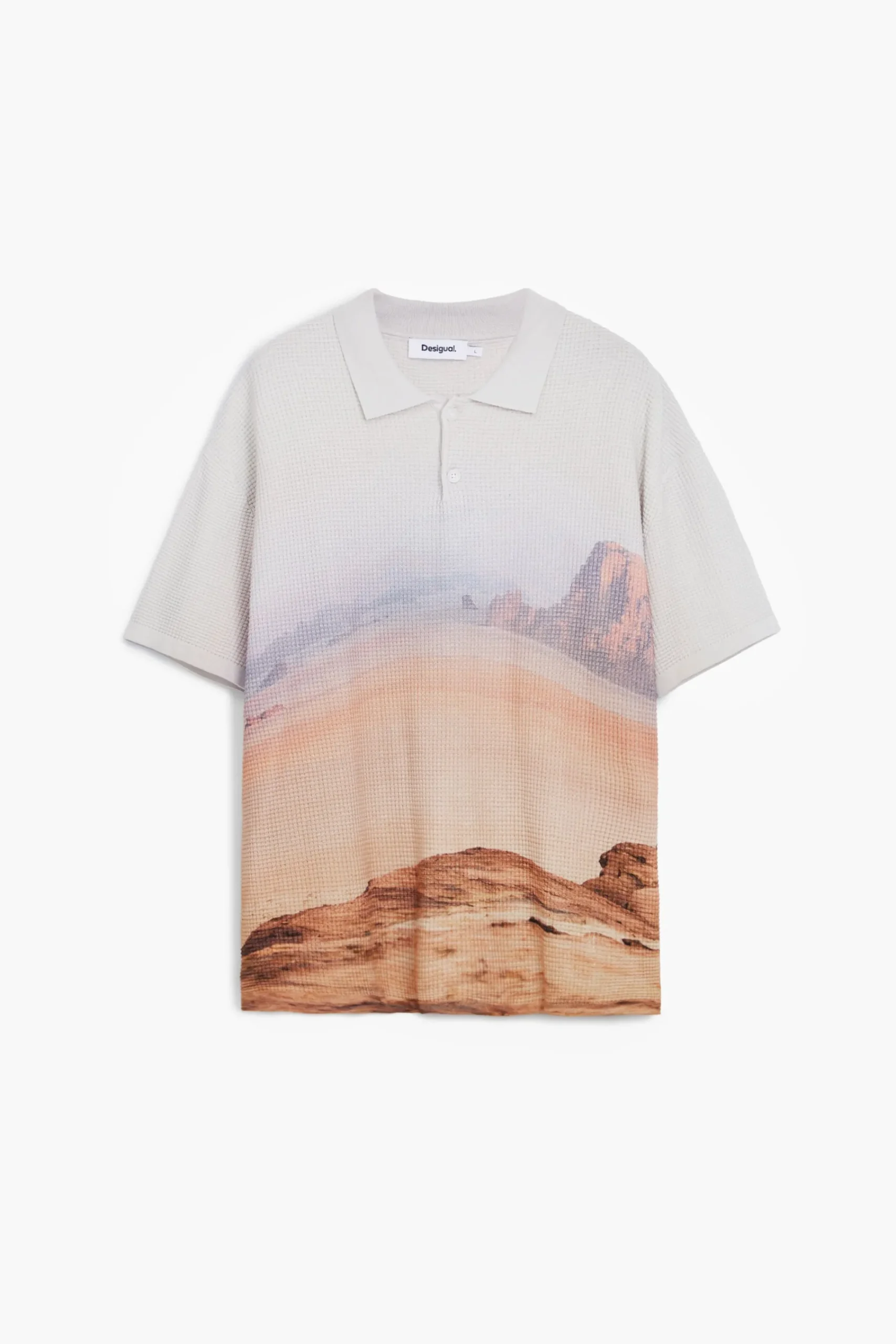 T-shirts<Desigual Camiseta paisagem