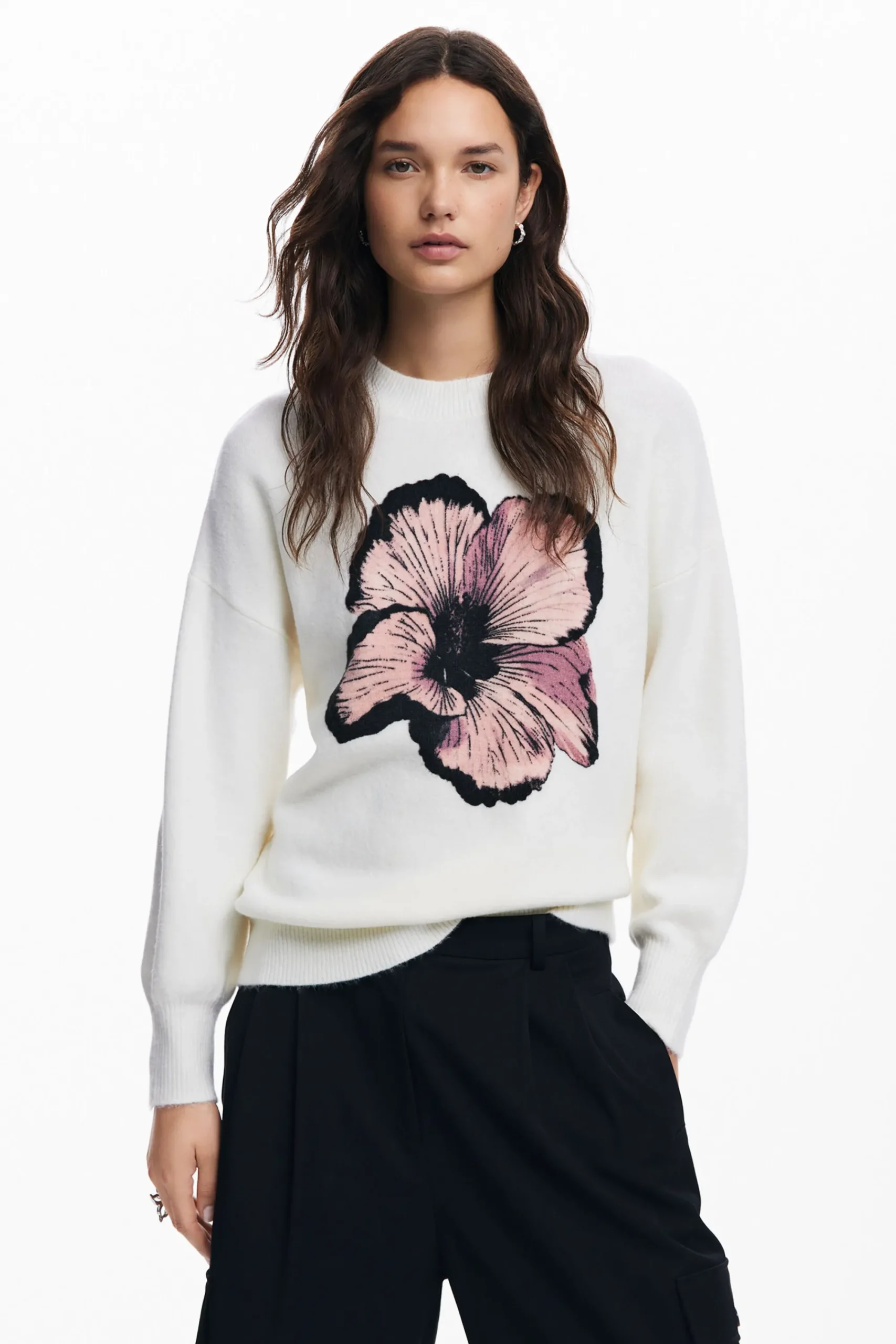 Malha<Desigual Camisola