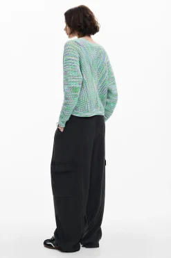 Roupa De Malha|Malha<Desigual Cardigã estampado multicolor