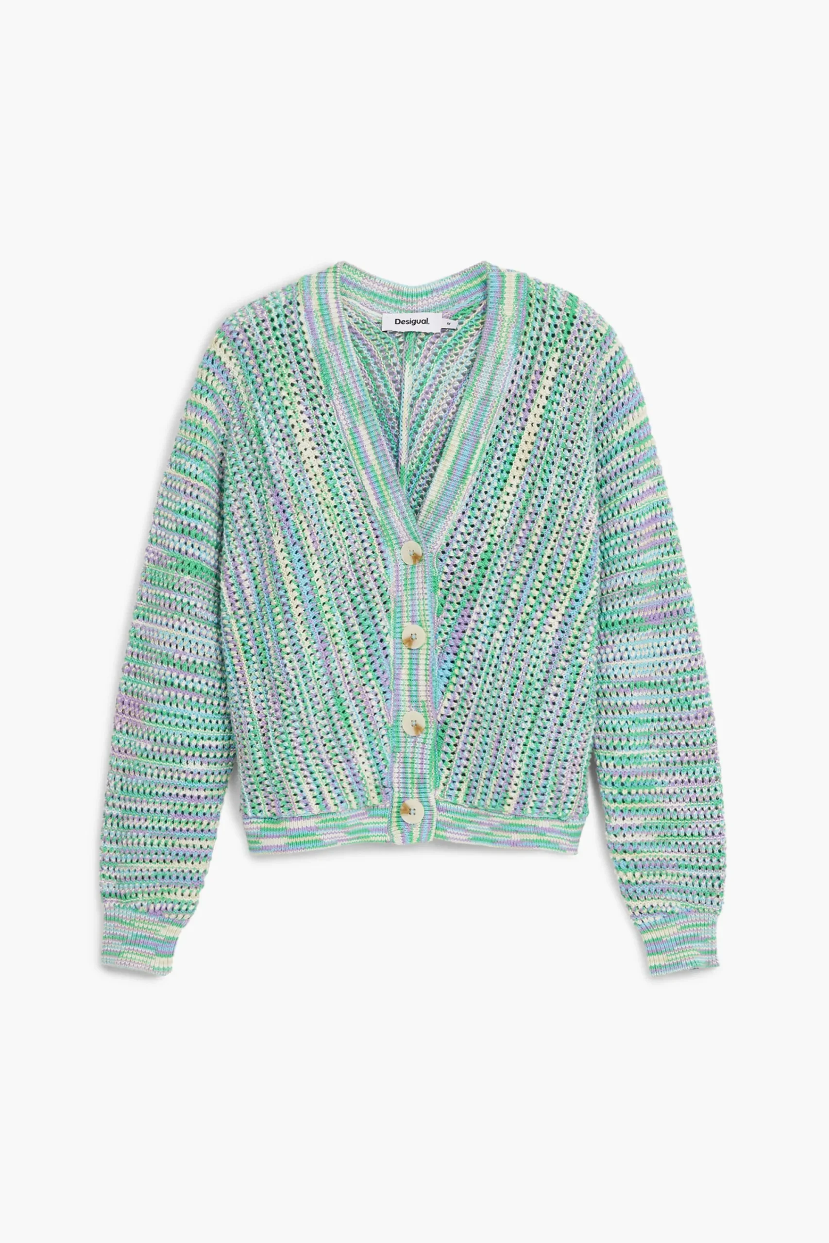Roupa De Malha|Malha<Desigual Cardigã estampado multicolor