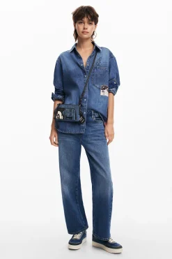 Carteiras|Carteiras<Desigual Carteira L denim Mickey Mouse