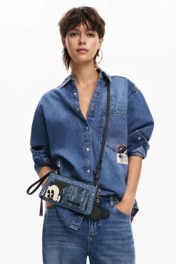 Carteiras|Carteiras<Desigual Carteira L denim Mickey Mouse
