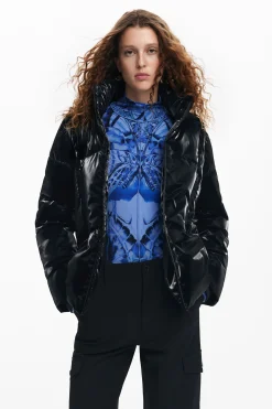 Casacões E Casacos<Desigual Casaco acolchoado com capuz