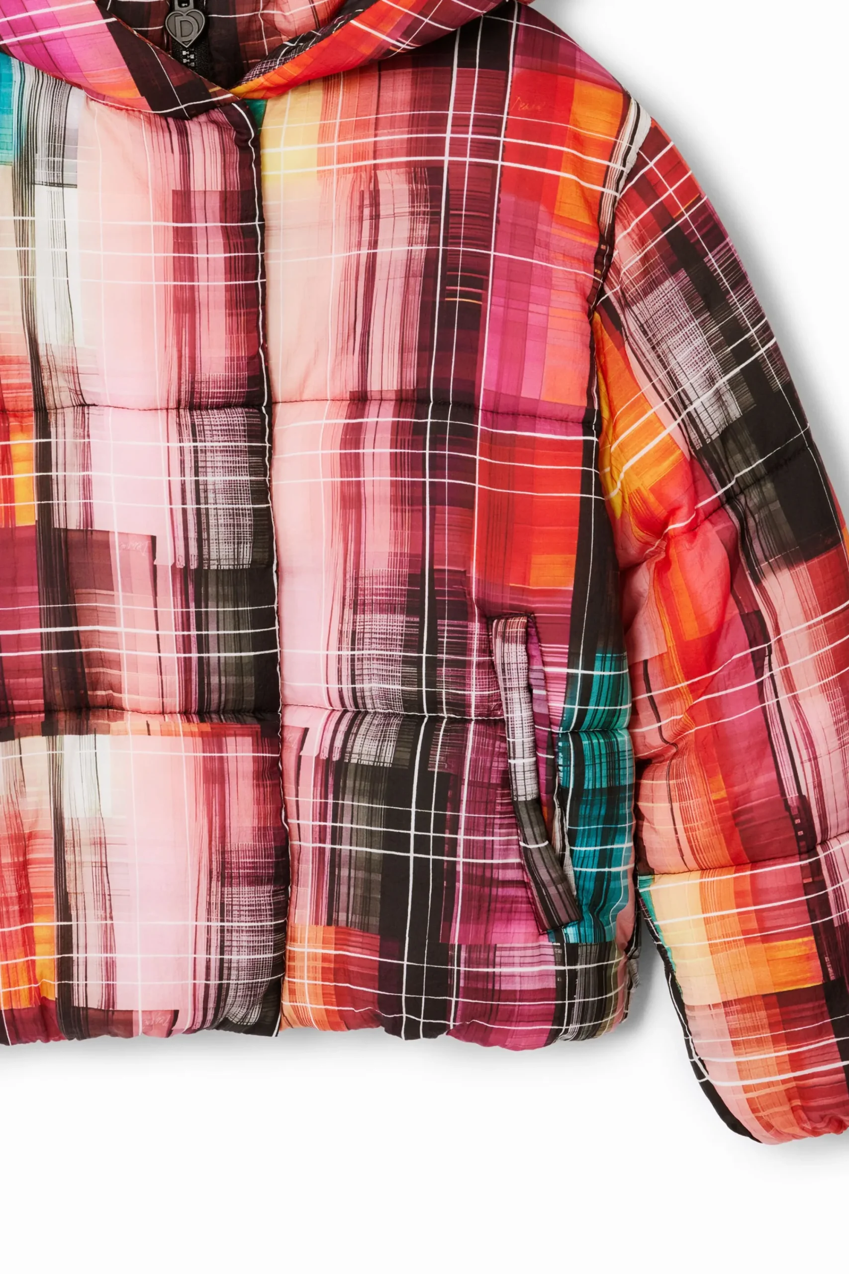 Casacões E Casacos<Desigual Casaco acolchoado estampado