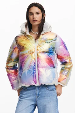 Casacões E Casacos<Desigual Casaco acolchoado floral