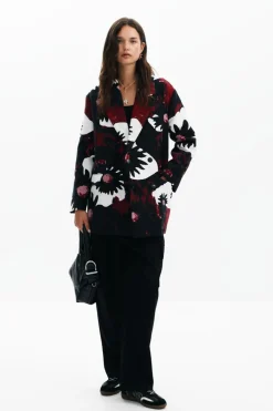 Casacões E Casacos<Desigual Casaco floral M. Christian Lacroix