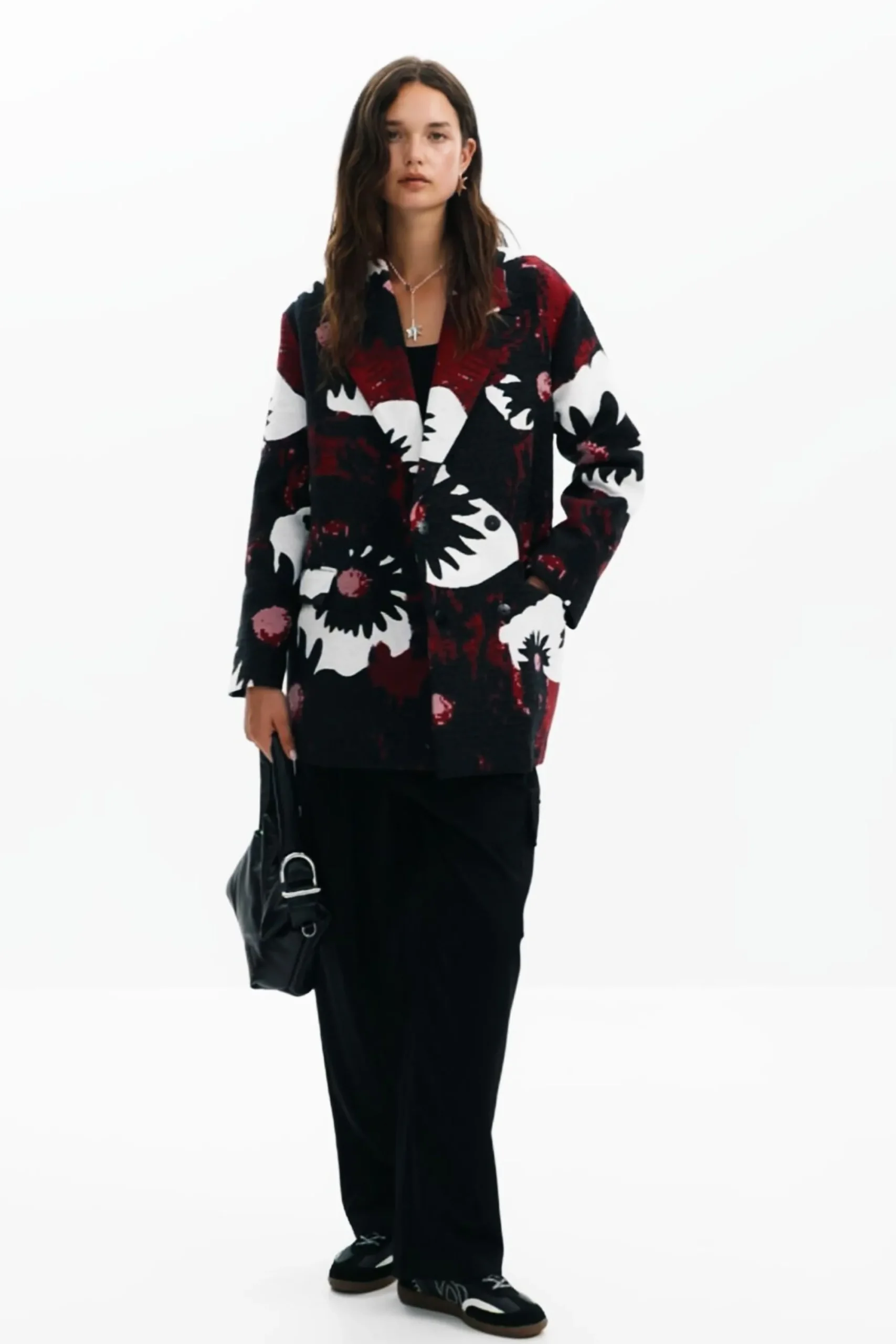Casacões E Casacos<Desigual Casaco floral M. Christian Lacroix