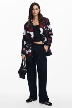 Casacões E Casacos<Desigual Casaco floral M. Christian Lacroix