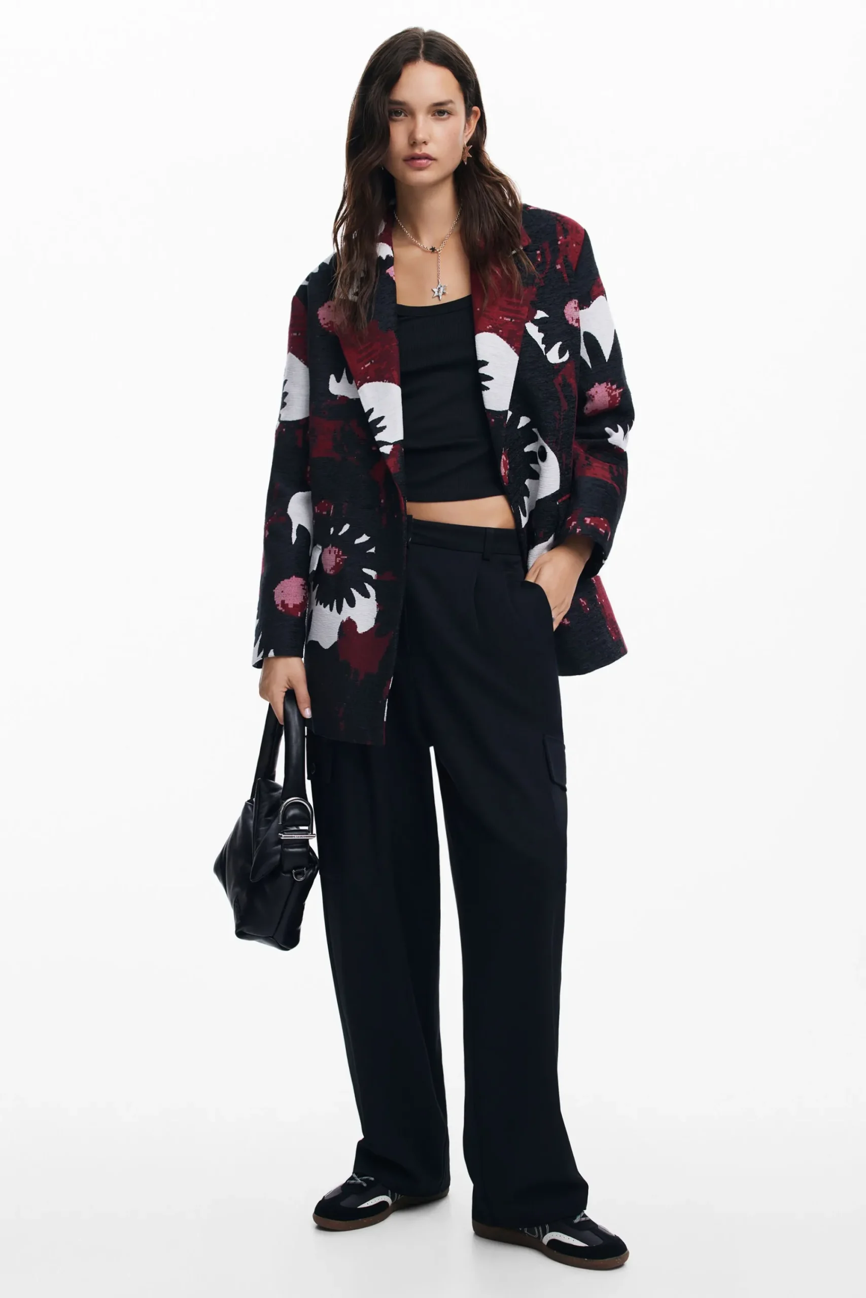 Casacões E Casacos<Desigual Casaco floral M. Christian Lacroix
