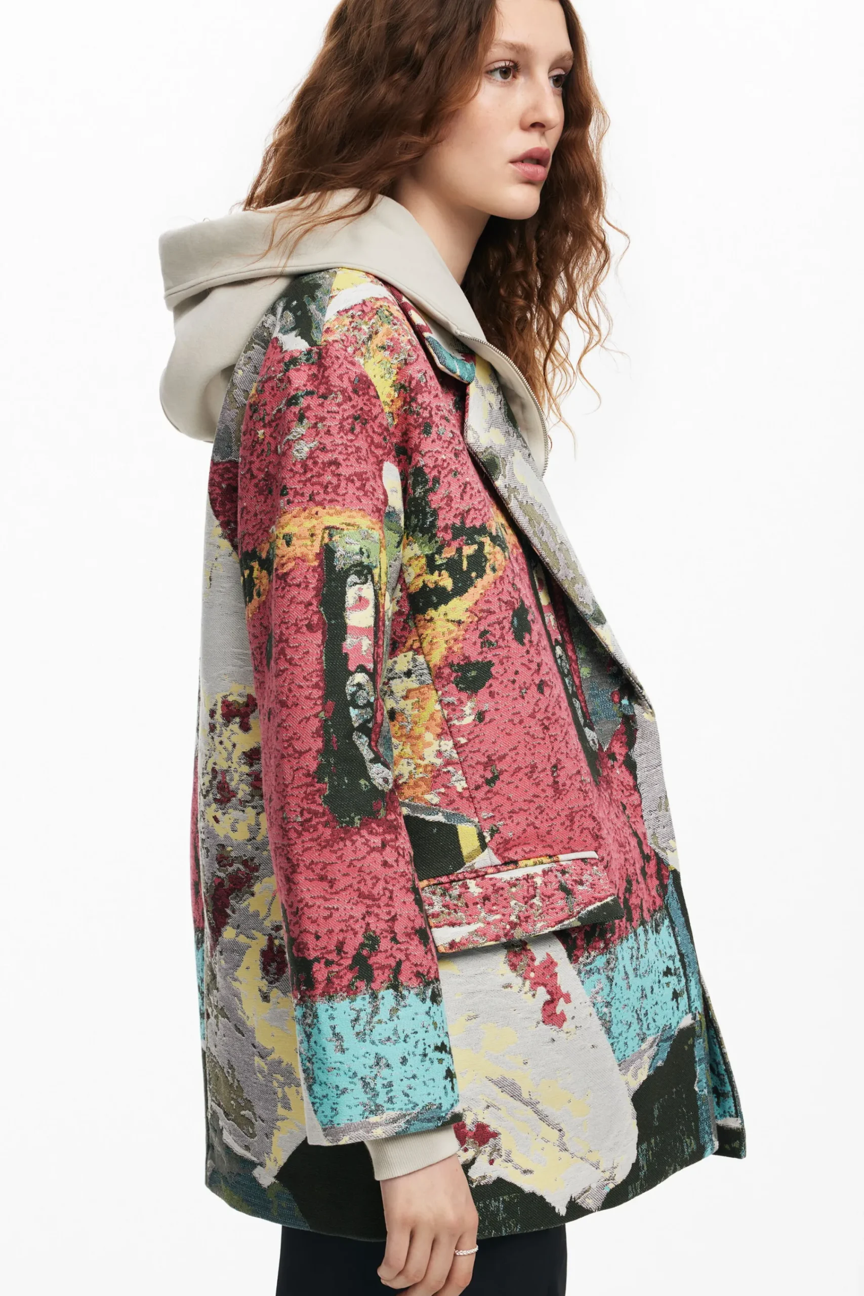 Casacões E Casacos<Desigual Casaco longo arty M. Christian Lacroix