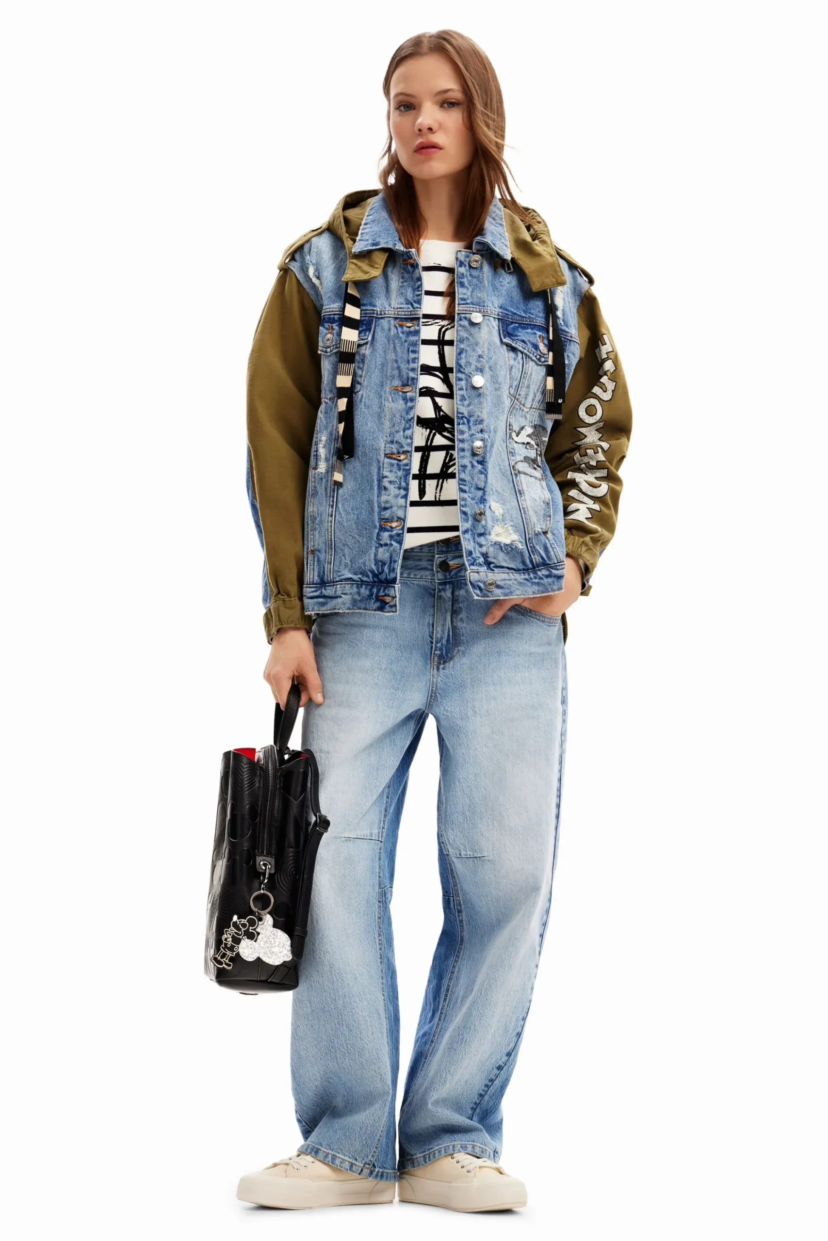 Casacões E Casacos<Desigual Casaco parka Mickey Mouse