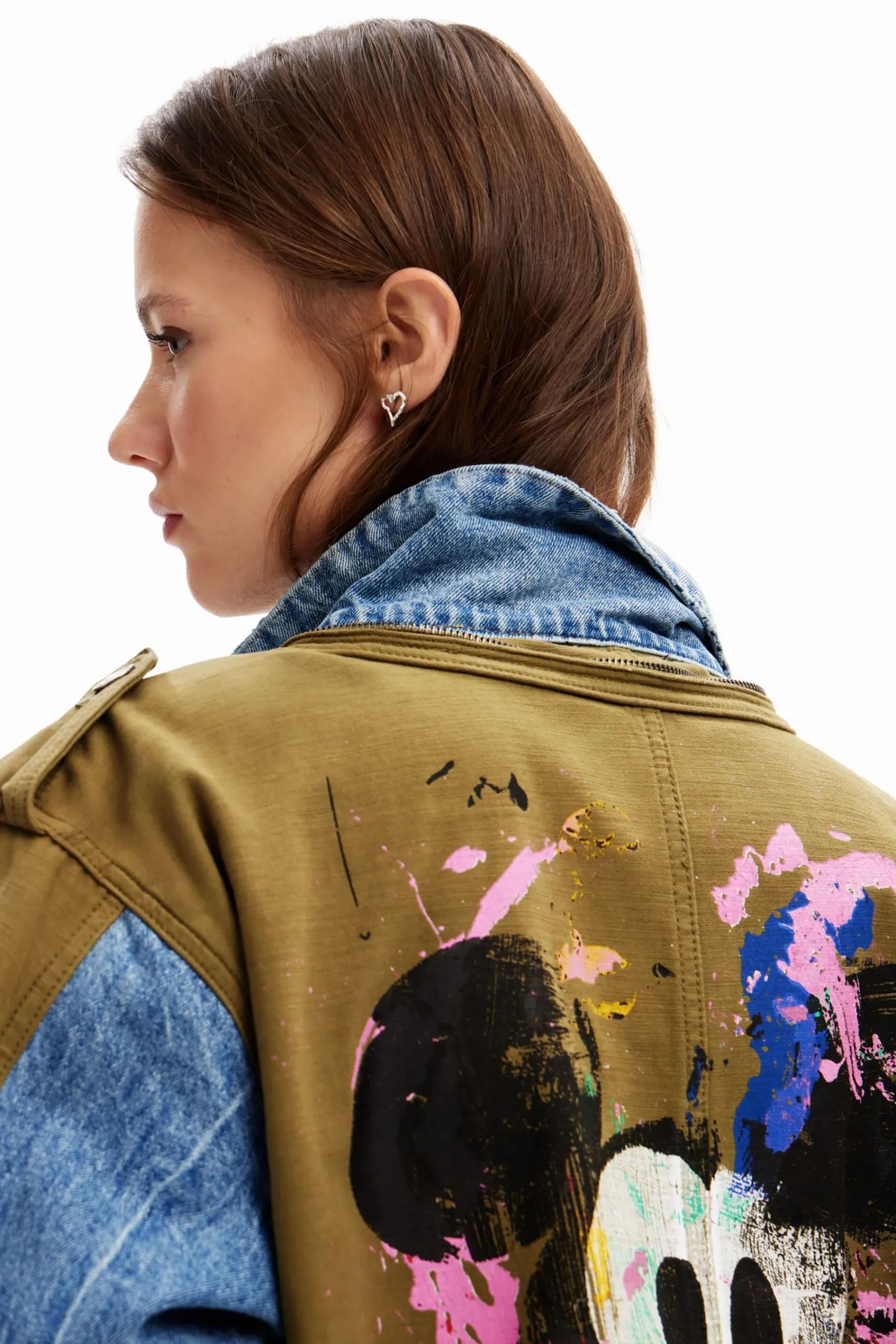 Casacões E Casacos<Desigual Casaco parka Mickey Mouse
