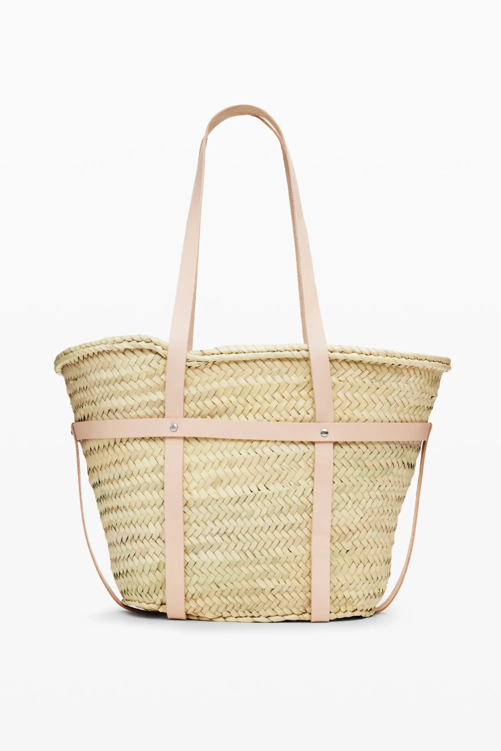 Malas|Malas Shopper<Desigual Cesto de vime L pele
