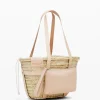 Malas|Malas Shopper<Desigual Cesto de vime S pele