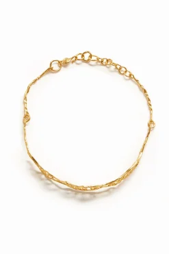 Joalharia<Desigual Colar choker mensagem estreita banho ouro Zalio