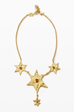 Joalharia<Desigual Colar de corrente com estrelas penduradas Zalio