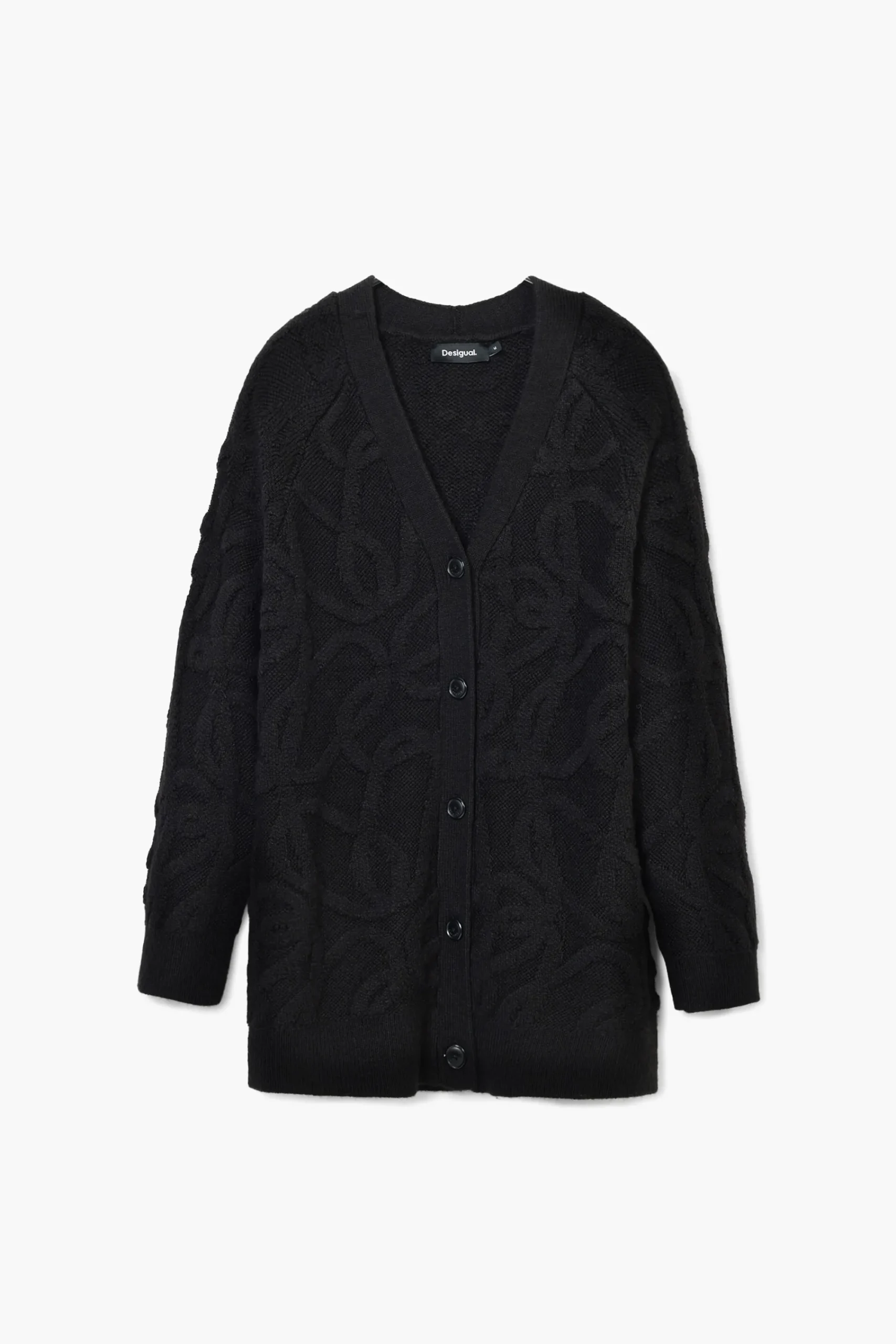 Roupa De Malha|Malha<Desigual Cárdigan oversized de ponto