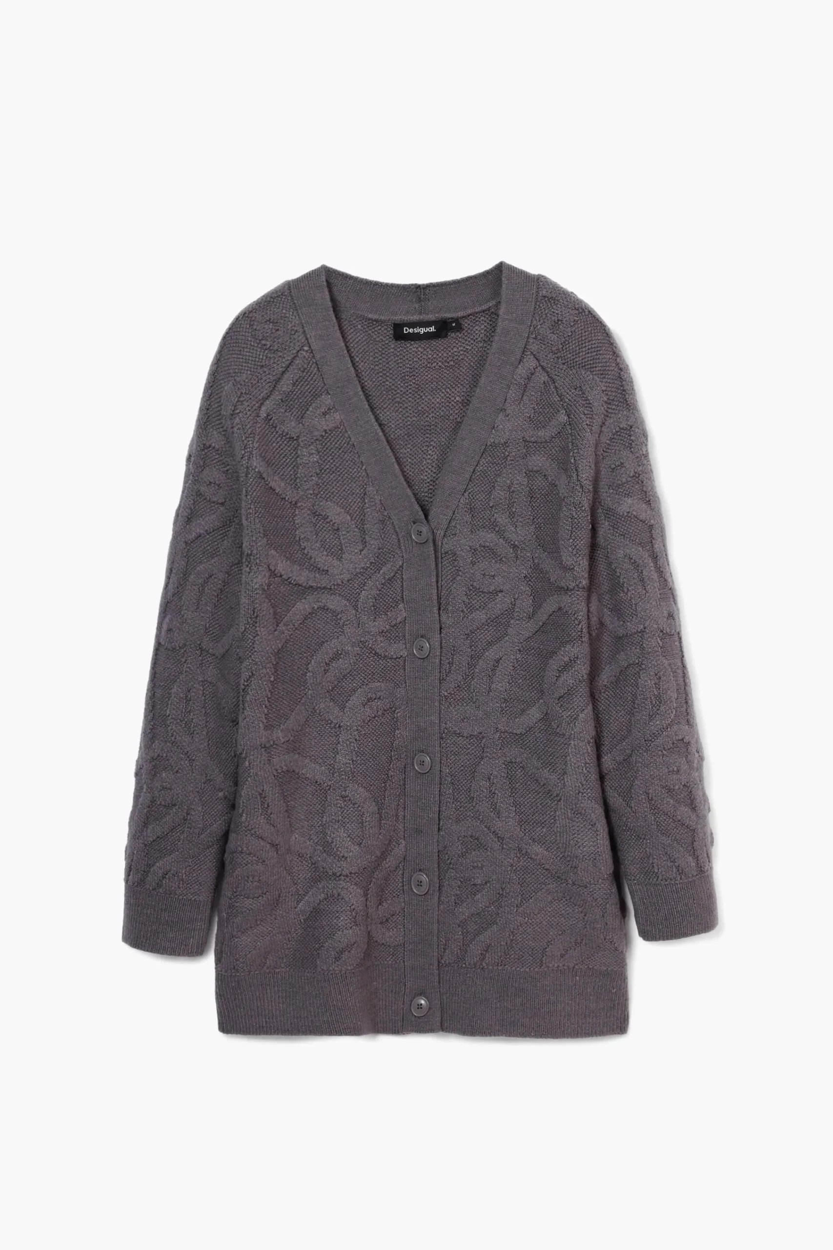 Roupa De Malha|Malha<Desigual Cárdigan oversized de ponto