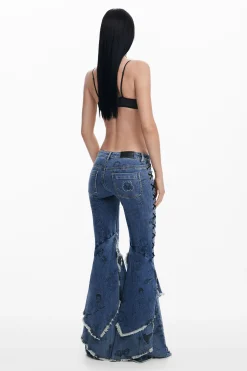 Jeans<Desigual Denim Flare María Escoté