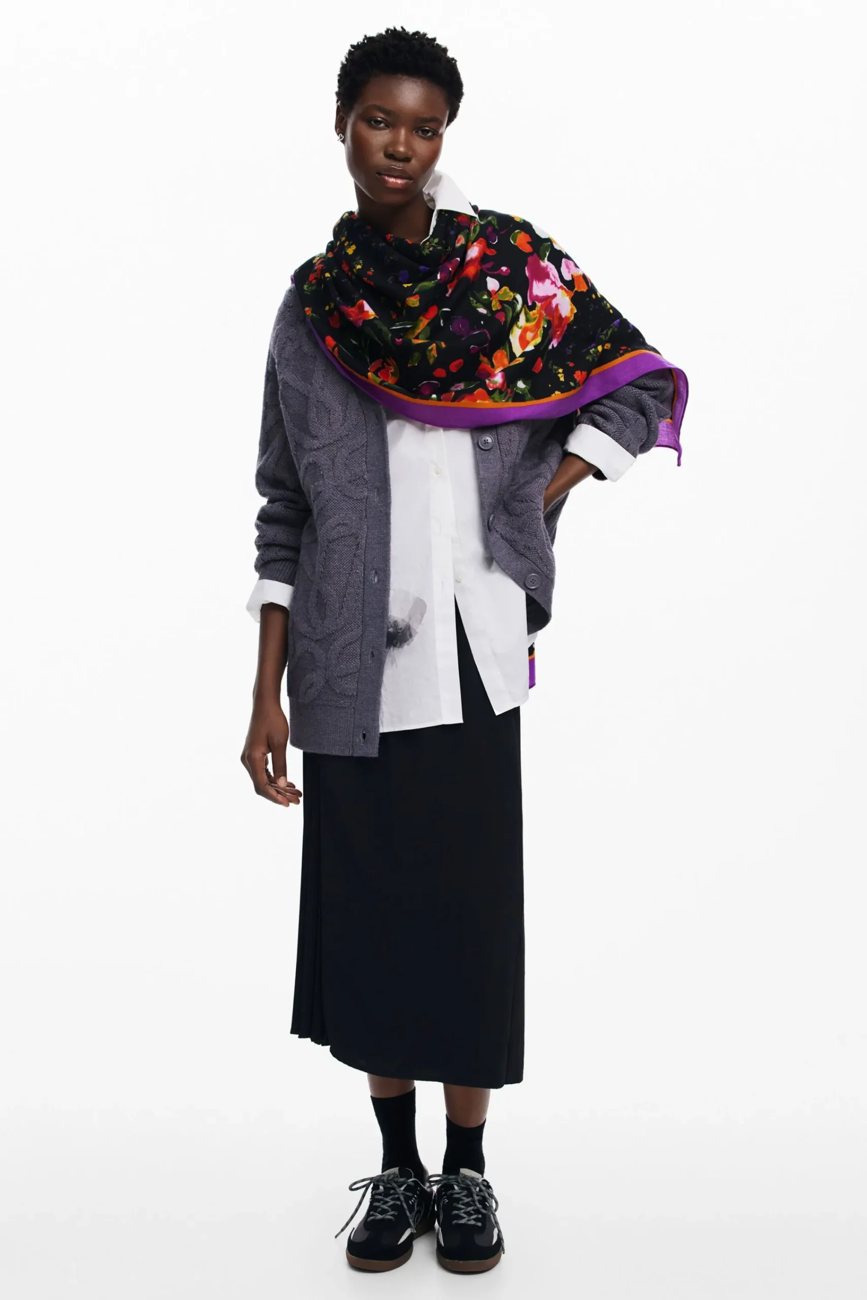 Écharpes E Cachecóis<Desigual Foulard flores