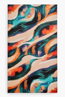 Écharpes E Cachecóis<Desigual Foulard retangular estampado