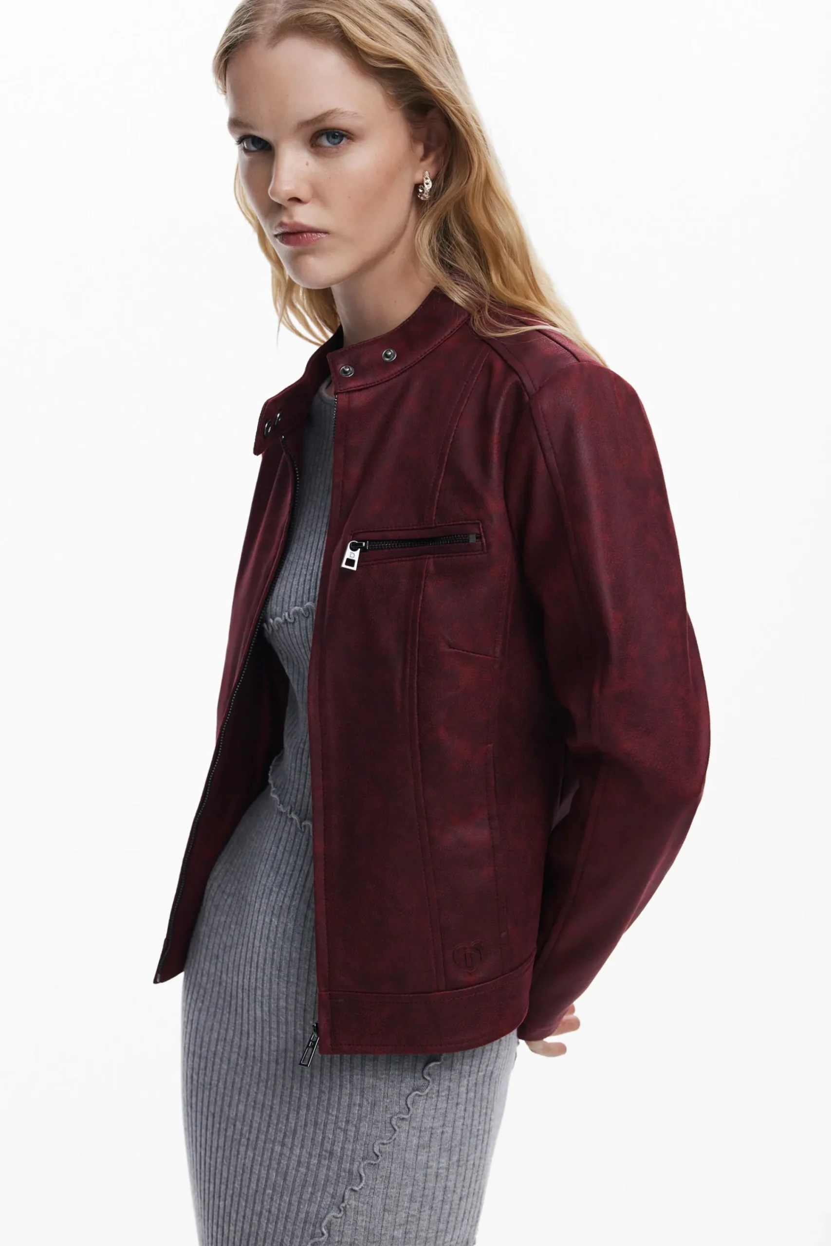Casacões E Casacos<Desigual Jaqueta biker