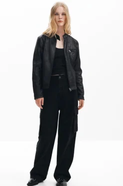 Casacões E Casacos<Desigual Jaqueta biker regular