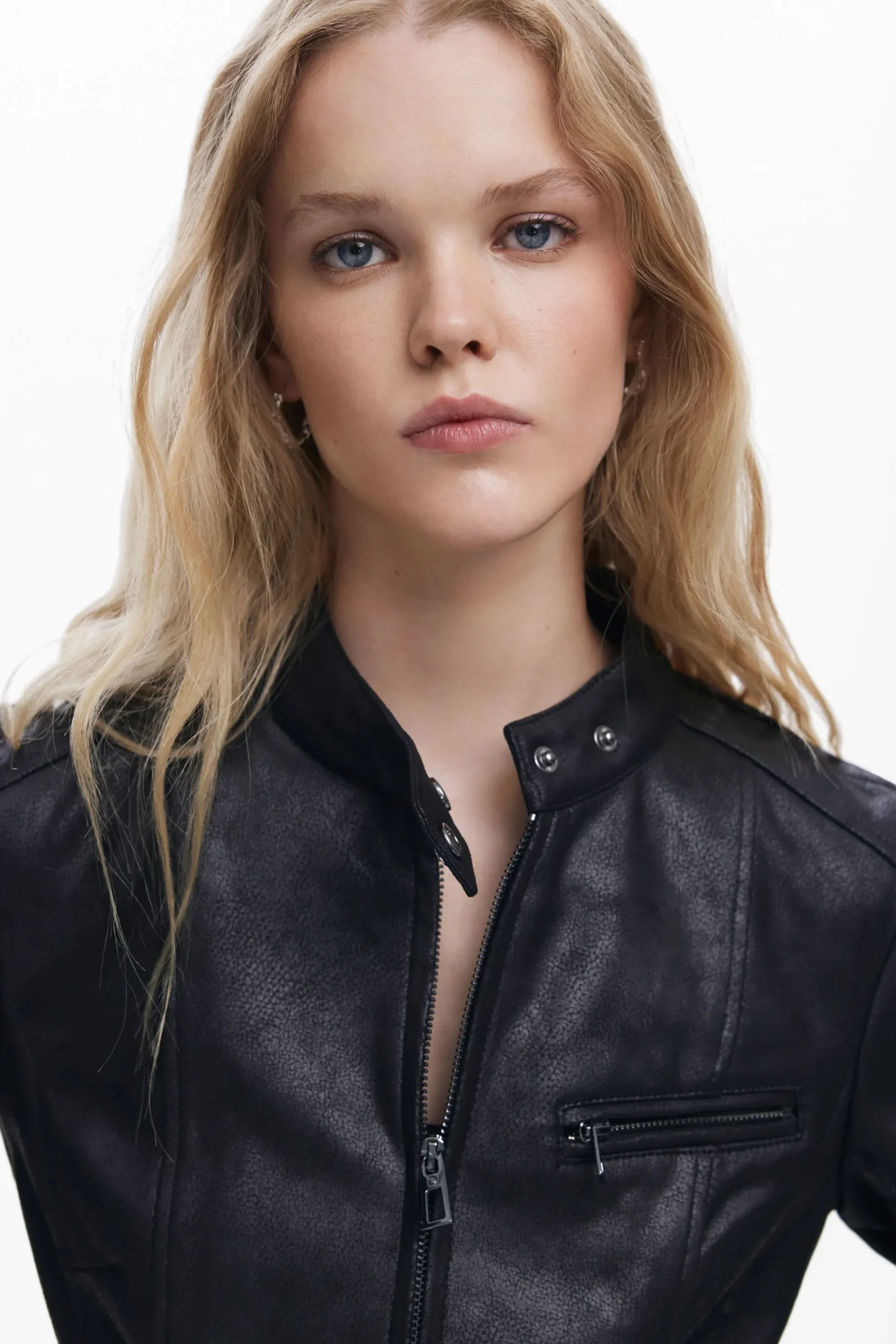 Casacões E Casacos<Desigual Jaqueta biker regular