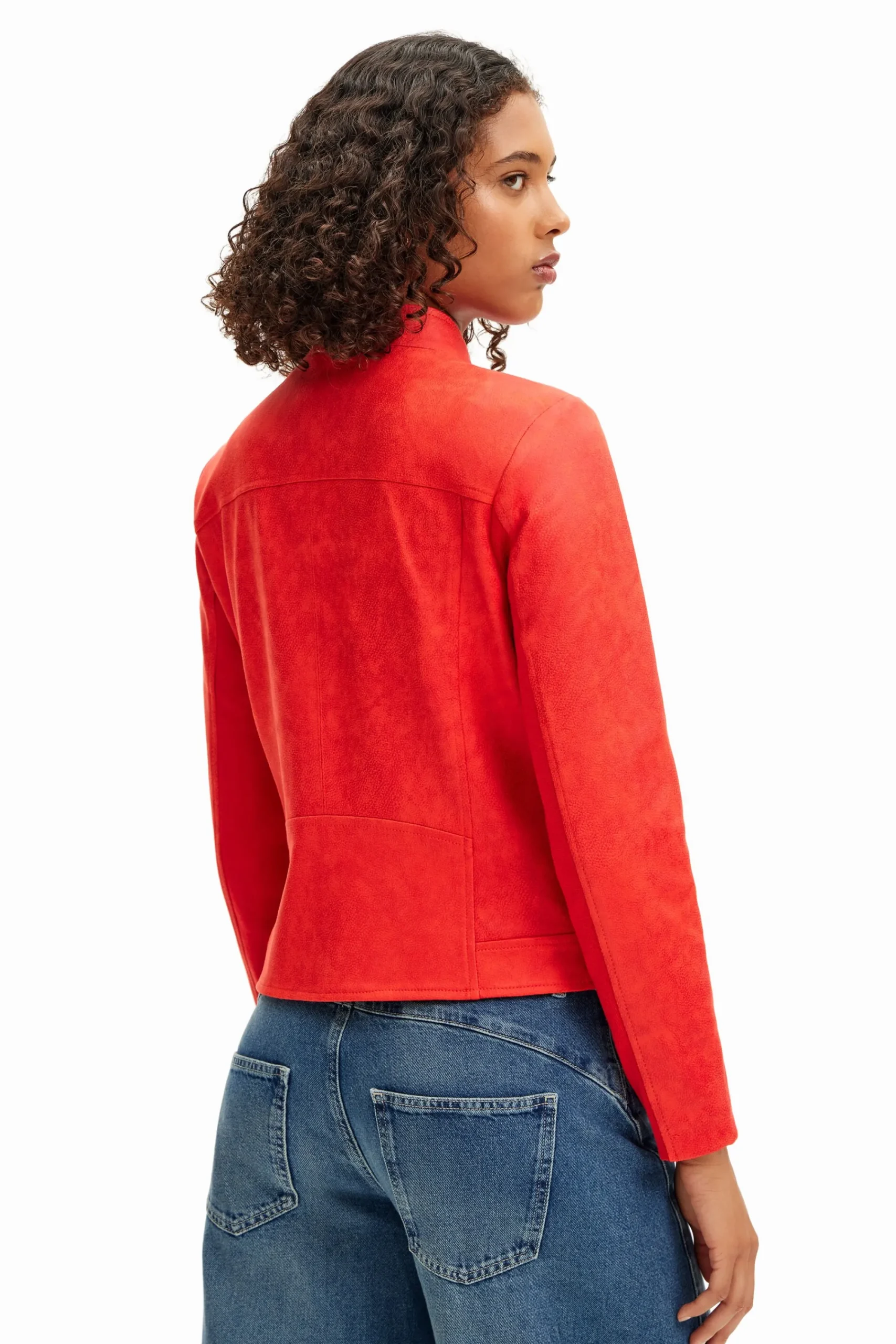 Casacões E Casacos<Desigual Jaqueta biker slim
