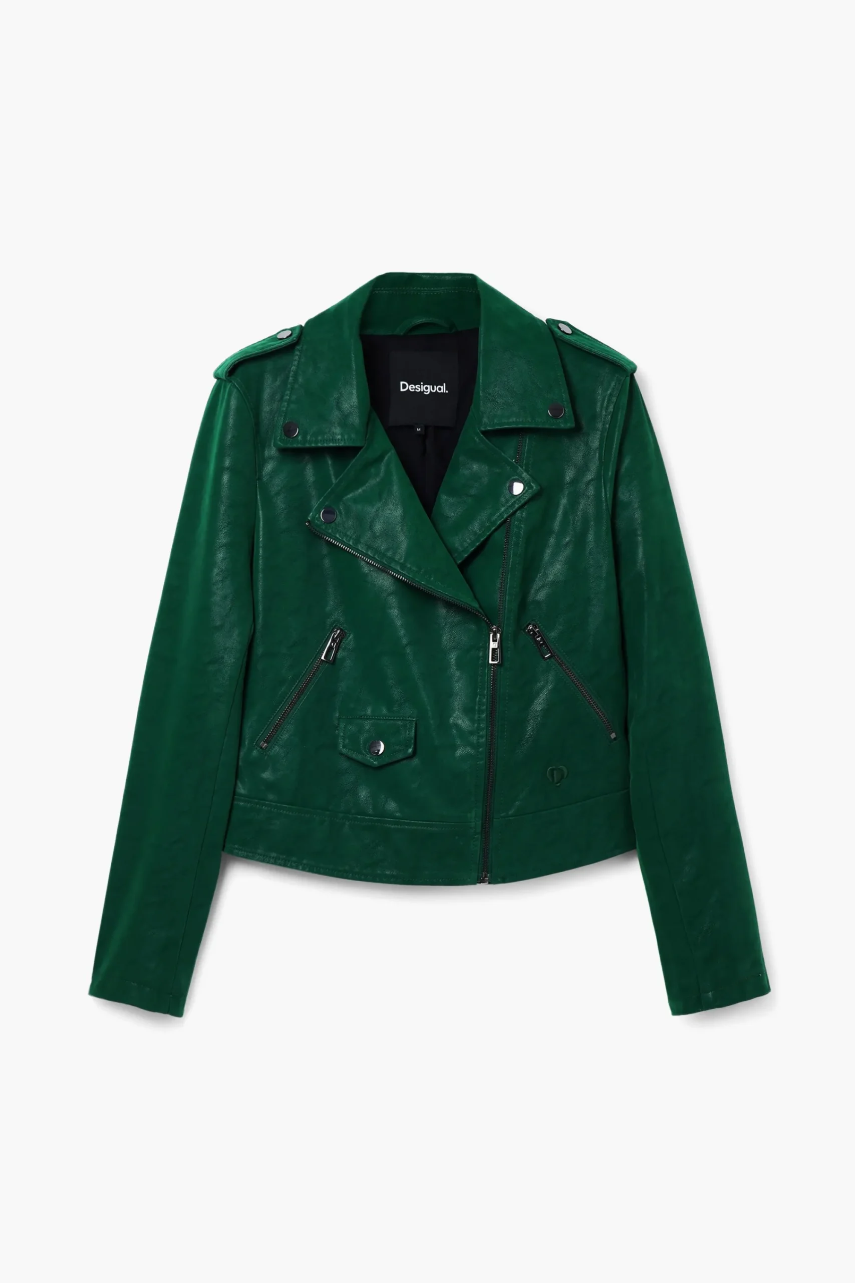 Casacões E Casacos<Desigual Jaqueta biker texturizada
