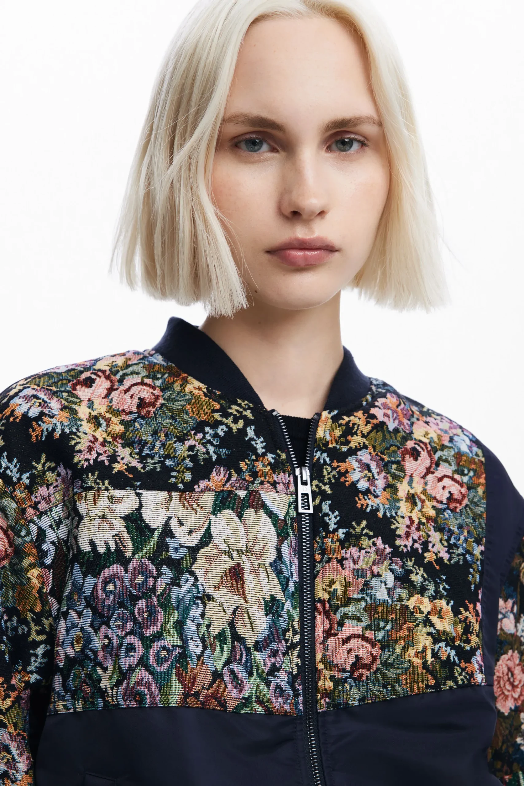 Casacões E Casacos<Desigual Jaqueta bomber estampada