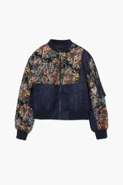 Casacões E Casacos<Desigual Jaqueta bomber estampada