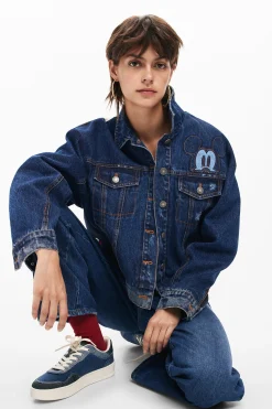 Casacões E Casacos<Desigual Jaqueta de denim Mickey
