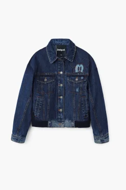 Casacões E Casacos<Desigual Jaqueta de denim Mickey