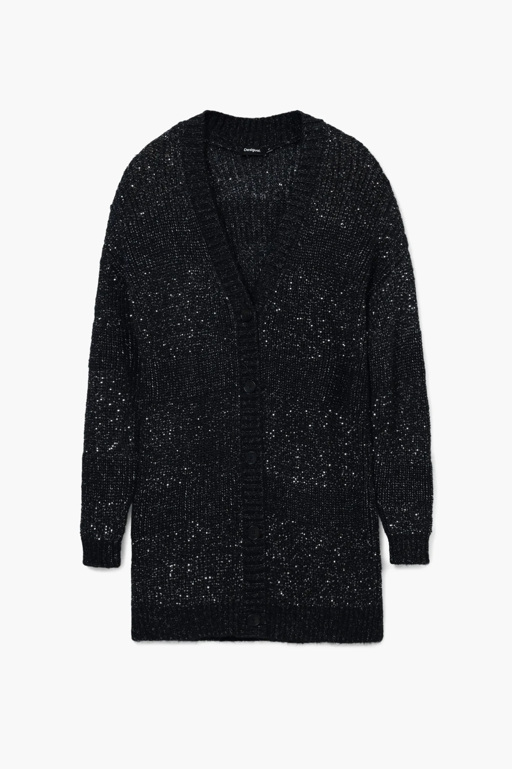 Roupa De Malha|Malha<Desigual Jaqueta de ponto com decote em V