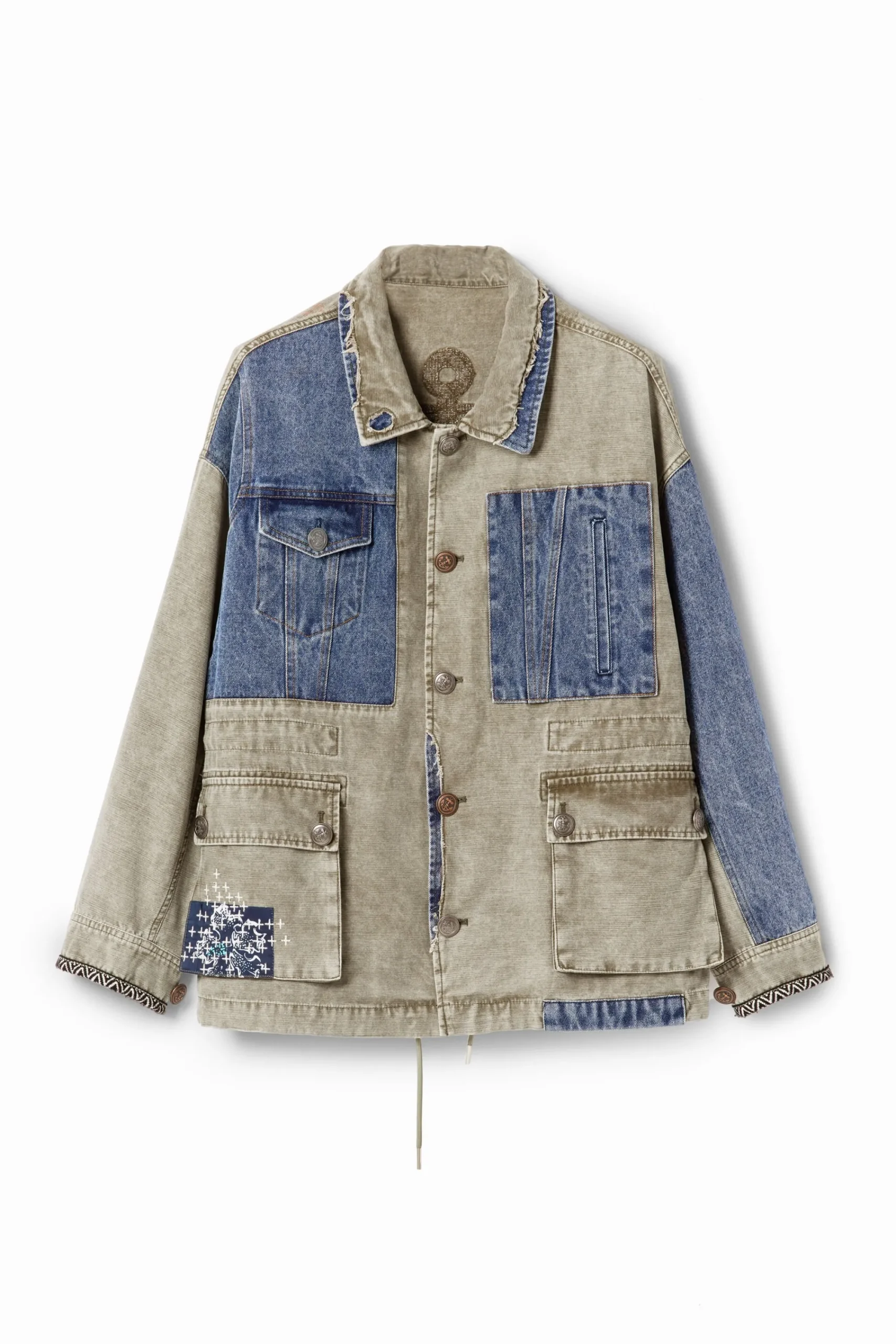 Casacões E Casacos<Desigual Jaqueta parka híbrida