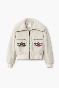 Casacões E Casacos<Desigual Jaqueta trucker