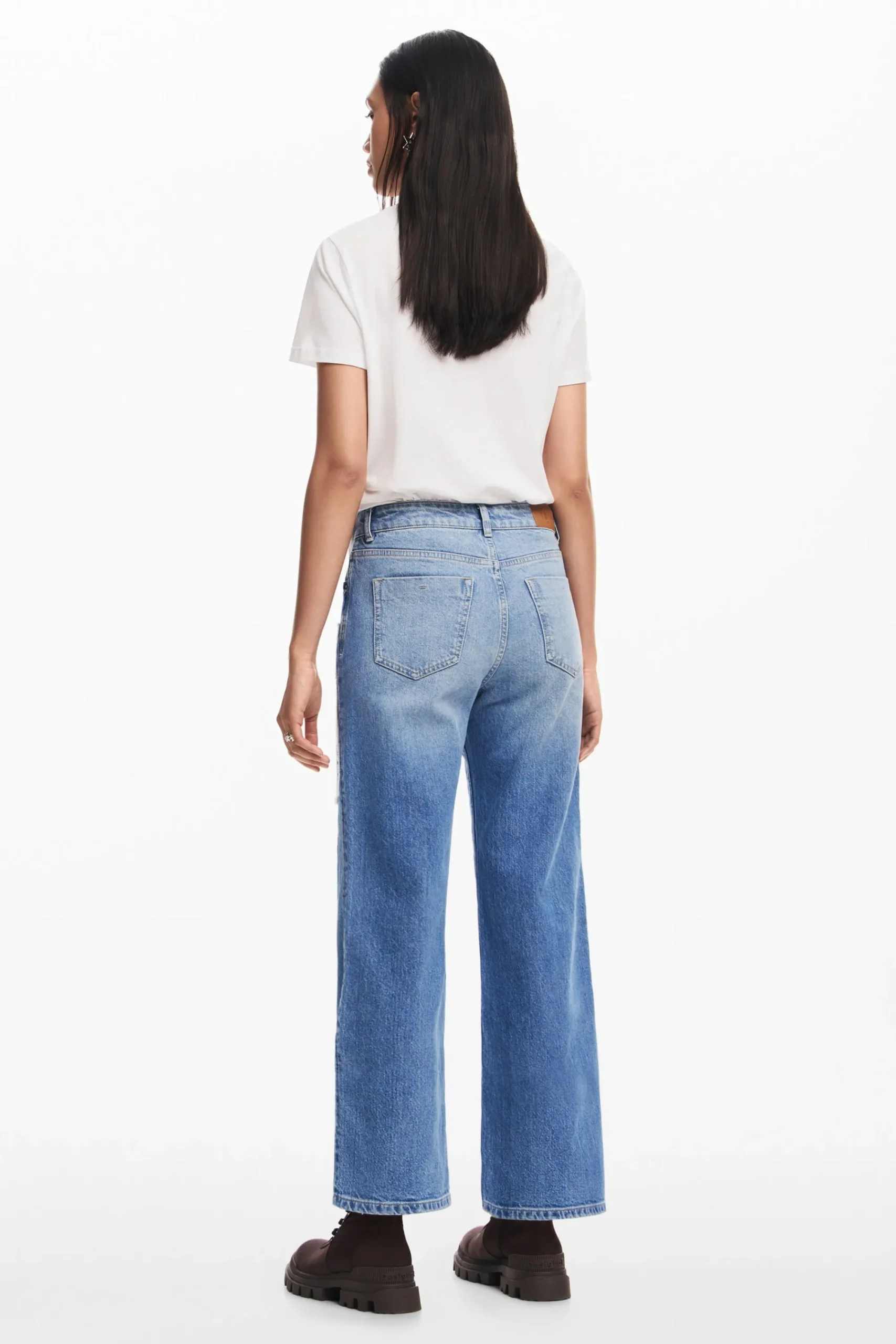 Jeans|Calças<Desigual Jeans patchwork