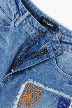 Jeans|Calças<Desigual Jeans patchwork